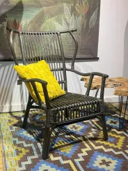 Achsri Relaxsessel aus Rattan ca. 100cm Höhe 